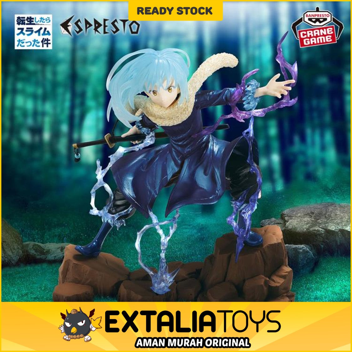 BANPRESTO ESPRESTO FIGURE RIMURU TEMPEST SPECIAL COLOR VER. - TENSURA BANPRESTO ESPRESTO FIGURE RIMURU TEMPEST SPECIAL COLOR VER. - TENSURA